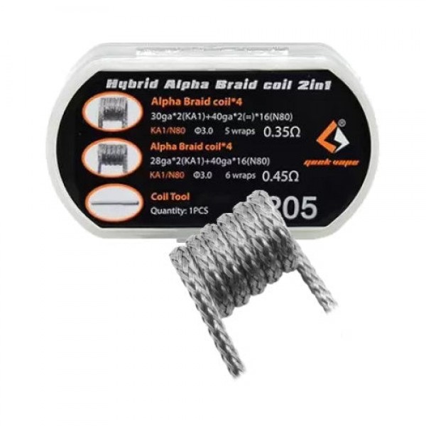 Hybrid Alpha Braid Coils | Geek Vape