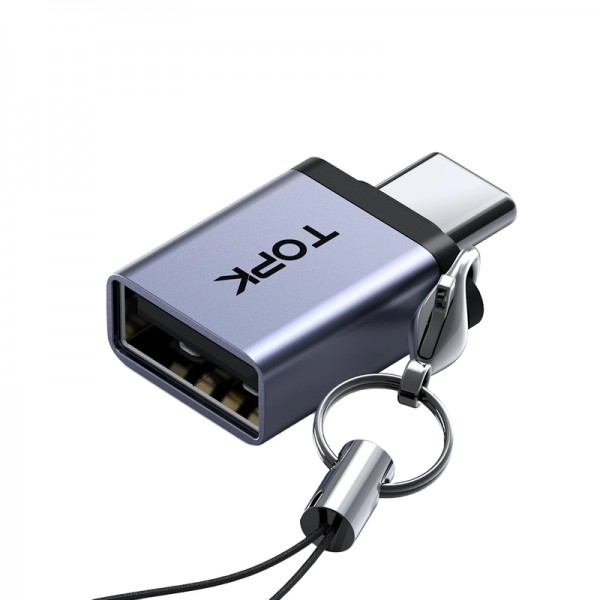AT06 USB-A to USB-C OTG Adapter | TOPK