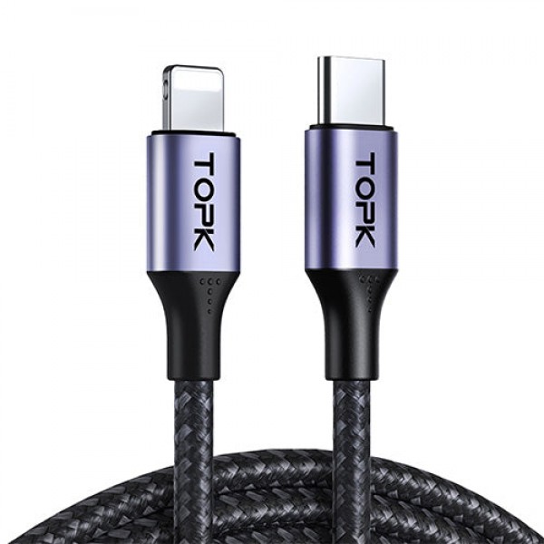 AP10 Lightning Type-C Charge n Sync iPhone Cable | TOPK