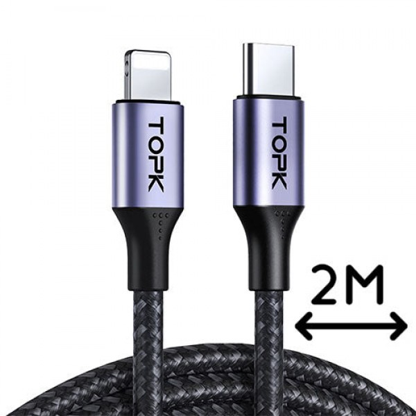 AP10 Lightning Type-C Charge n Sync iPhone Cable | TOPK