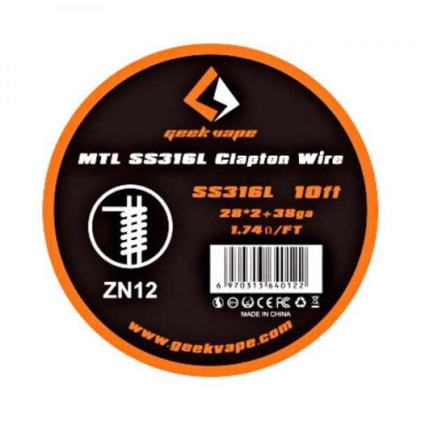 MTL SS316L Clapton Wire | Geek Vape