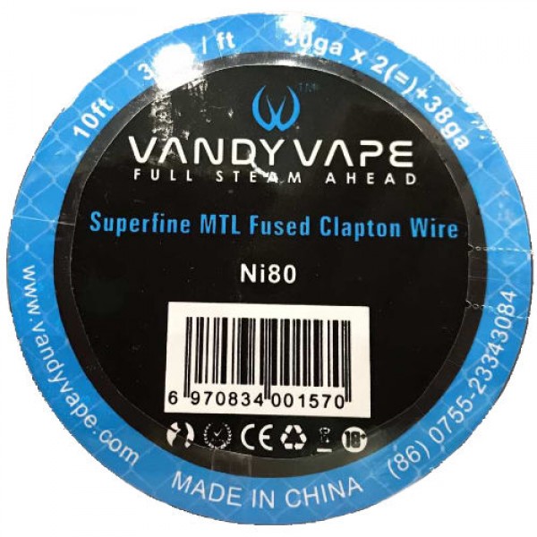 Superfine MTL Fused Clapton Wire | Vandy Vape