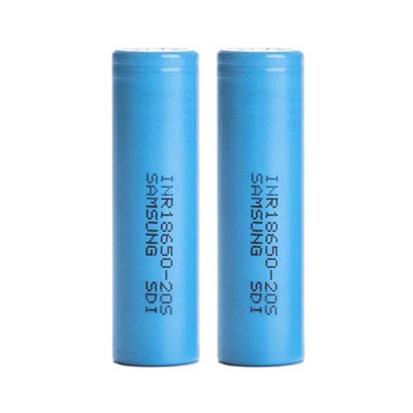 Samsung 20S - 2000mAh 30A - 18650 Battery (Double)