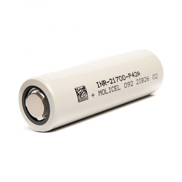 Molicel P42A - 4200mAh 30A - 21700 Battery (Single)