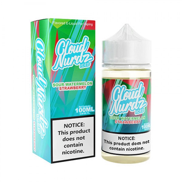 Sour Watermelon Strawberry Iced | Cloud Nurdz